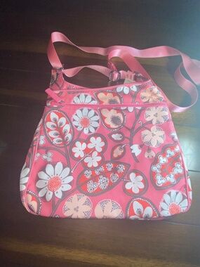 Vera Bradley Pink Floral Crossbody Bag